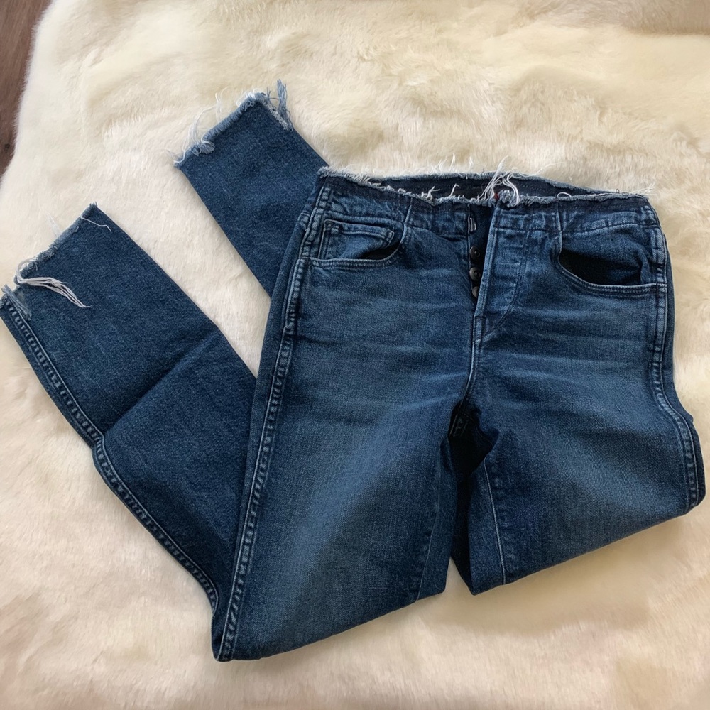 3X1 raw hem jeans